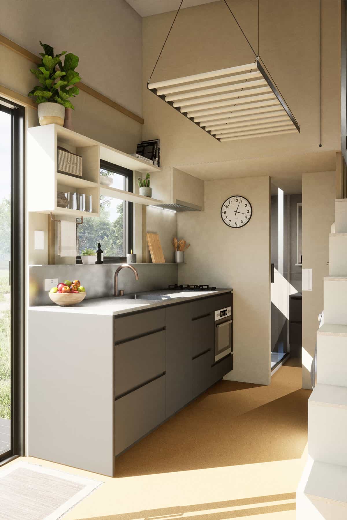 Funhouse's galley kitchen